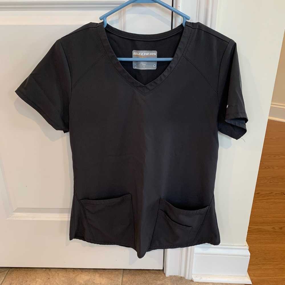Skechers Grey Scrub Top